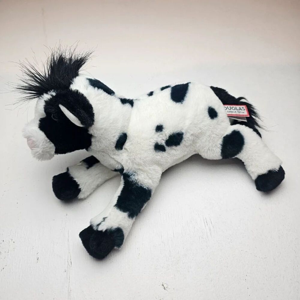 Douglas Corinna holstein cow black and white calf plush
